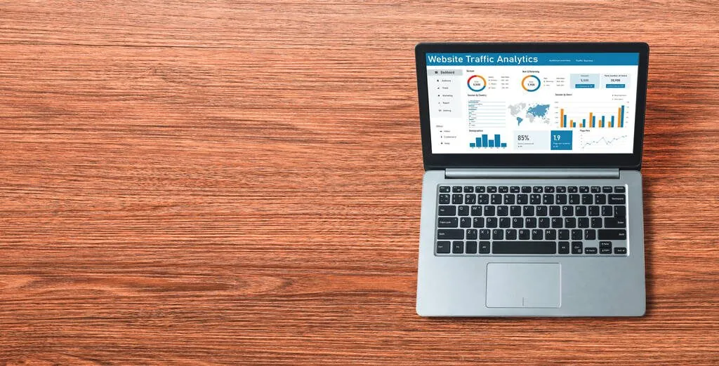 Local SEO results on a computer screen in Klamath Falls